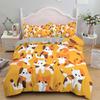 Cartoon Bedding Set Cute Cats Printed 3D Duvet Cover Set Twin Full Queen King Double Size Pillowcase Bedclothes 2/3pcs for Kids