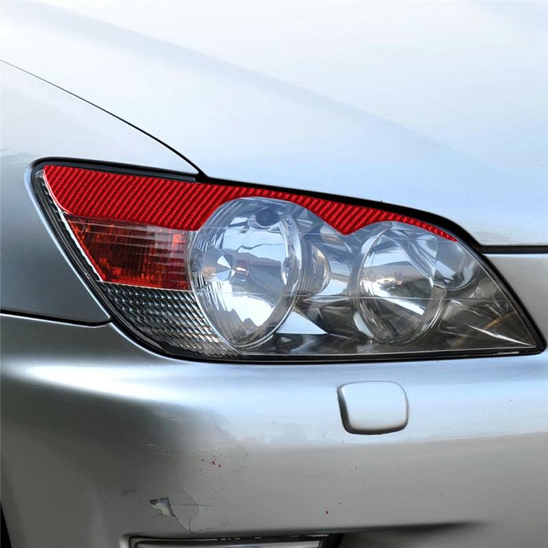 Car Headlight Eyelid Eyebrow Trim 1 Pair For Lexus IS200 IS300 RS200 Altezza 1998-2005 Car Accessories