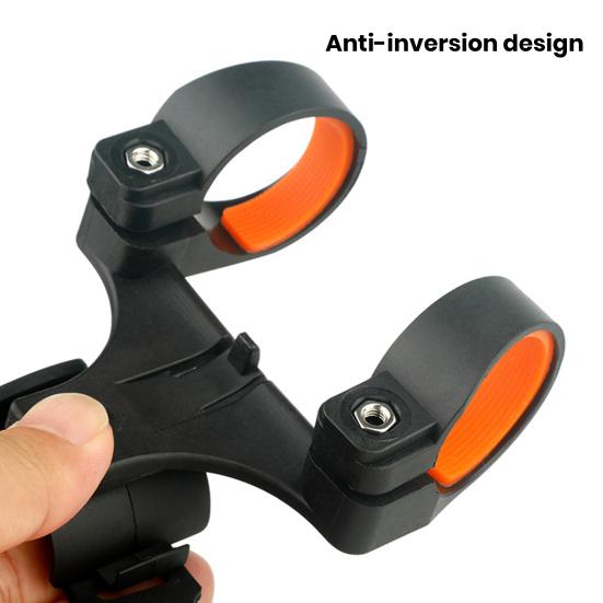 1 комплект, держатель для велосипедного фонаря, противоскользящая силиконовая прокладка, быстросъемный передний руль, зажим для фонарика, крепление для велосипеда