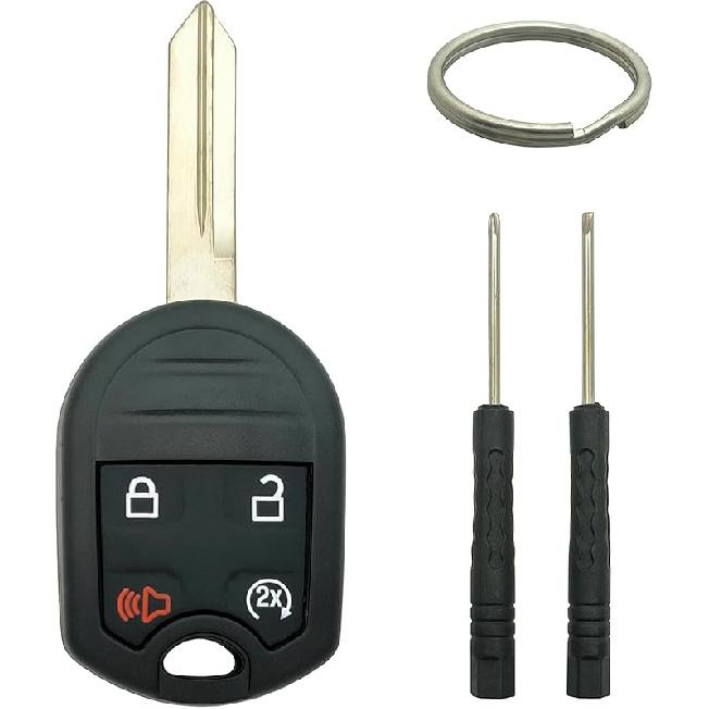 Key Fob Shell Case Replacement Fits for Ford F-150 F150 2011 2012 2013 2014 F-250 F-350 Super Duty 2011-2015 2016 Explorer Expedition 2009-2017