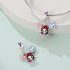 925 Silver Ocean Princess Magic Mirror Princess Rose Princess Charms Pendants Fit DIY Bracelets Party Jewelry