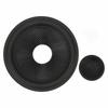 Black Paper Paper Speaker Cone Rubber Surround Drum Paper Subwoofer Cone  Speaker Replacement