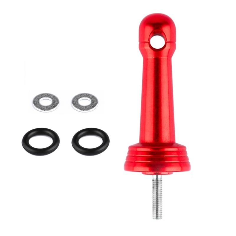 Fishing Reel Balancers Reel Stand Equipped with Gasket and Rubber Rings Aluminum Fishing Wheel Balance Rod