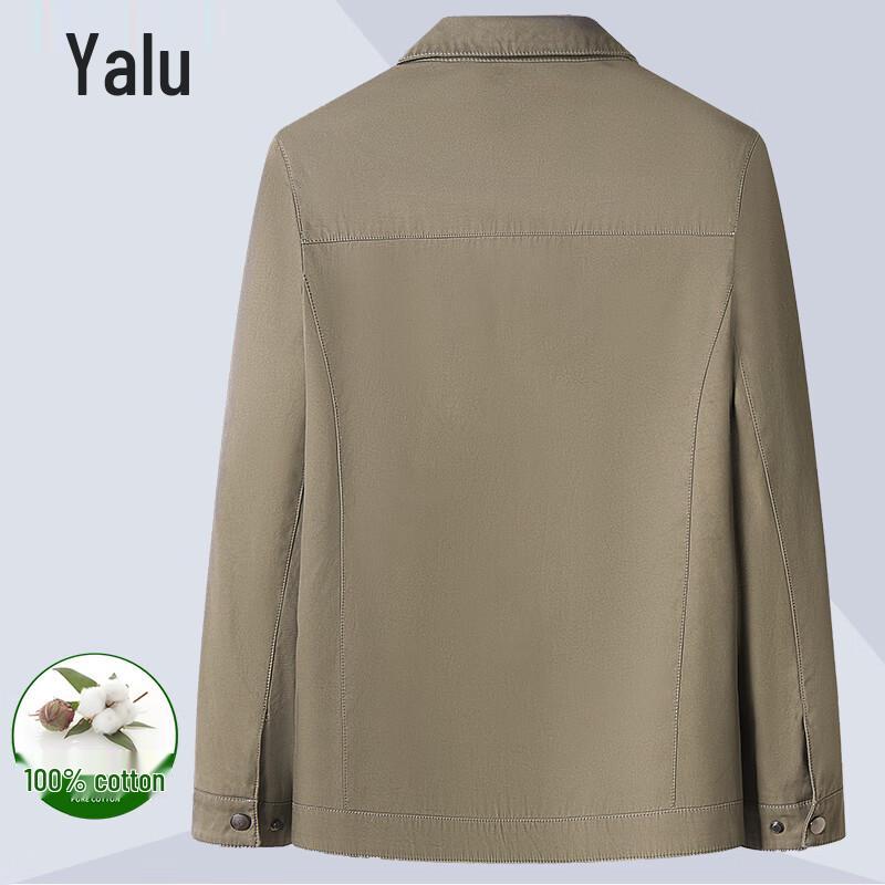 Мужская повседневная куртка Yalu из 100% хлопка с лацканами
