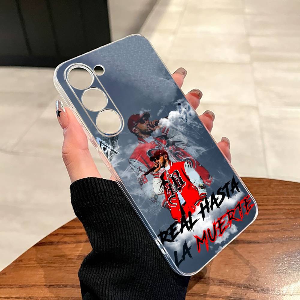 Чехол для телефона Anuel AA-Real Hasta La Muerte для SamsungA10,12,20,21S,30,31,40,50,51,52,70,71 Мягкий силиконовый черный чехол