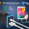 Автомобильное зарядное устройство USB C PD QC3.0 с двумя USB-разъемами для быстрой зарядки, 12 В, адаптер питания для мобильного телефона, розетка для Toyota ZW