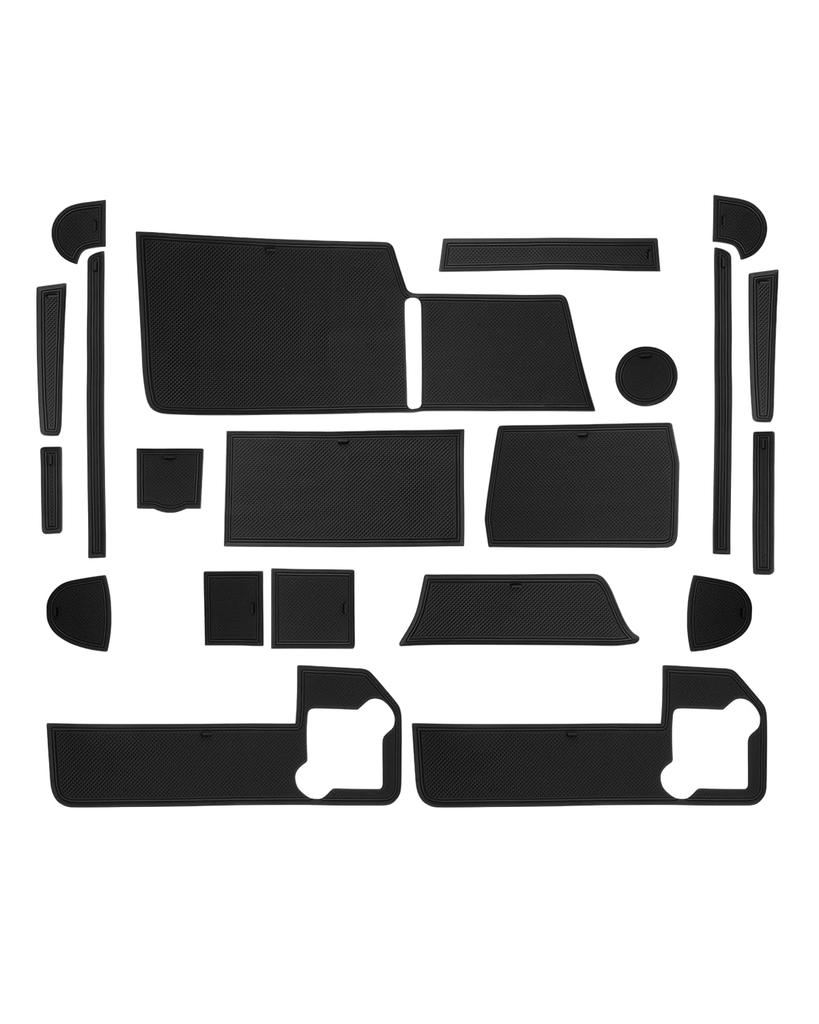 LANGBEAN Suzuki Custom Внутренний резиновый карман двери от царапин и шума Внутренний Spacia Custom Набор из 21 коврика Spacia/Spacia, совместимый с MK54S/MK94S,