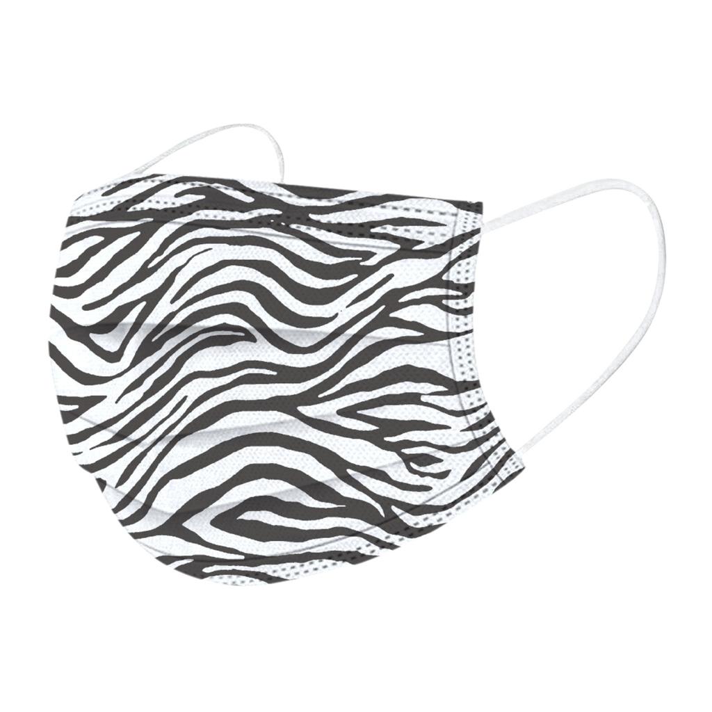 10 шт. трехслойная одноразовая пыленепроницаемая защитная маска с леопардовым принтом для взрослых