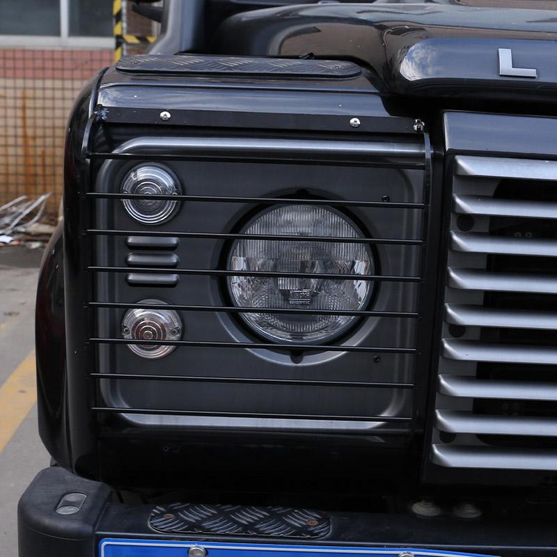 Для Land Rover Defender 110 2004-2019 Автомобильные Фары Теневой Колпак Линза Фары Защитная Сетка Решетка Защитная Отделка YU1