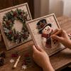 Handmade Christmas Fabric Poke Art Kit Educational Xmas DIY Art Decor Kit  Home Decor