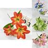 Silk Lily Flowers For Home Decoration Wedding Party Gift Photography Prop Party Supplies