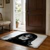 OOg Buda Russia Rapper Floor Mat Soft Flannel Absorbent Mat Non-Slip Rug Home Bedroom Bathroom