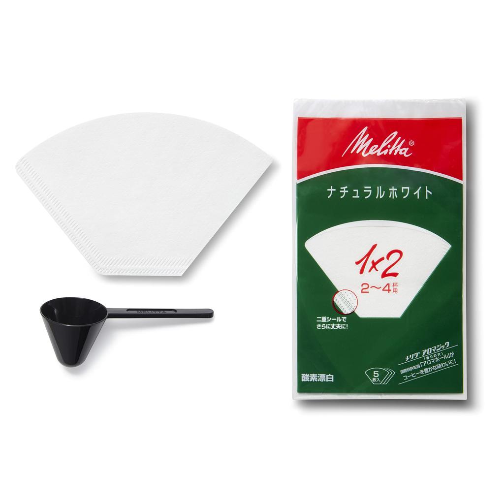 Melitta Noah Plus Filter Paper Coffee Maker, 700ml, Black, 5-Cup Capacity, SKT55-1B