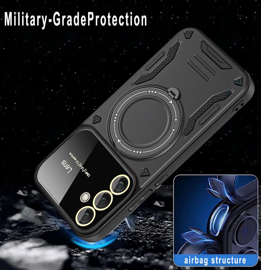 Чехол Magsafe с магнитным кольцом для телефона Samsung Galaxy A16 A26 A36 A56 A06 с беспроводной зарядкой, противоударный защитный чехол