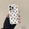 Винтажный чехол для телефона с узором личи для iPhone 17 Pro Max Air 16 16e 15 14 13 12 11 Pro Max Plus X XS MAX XR Задняя крышка