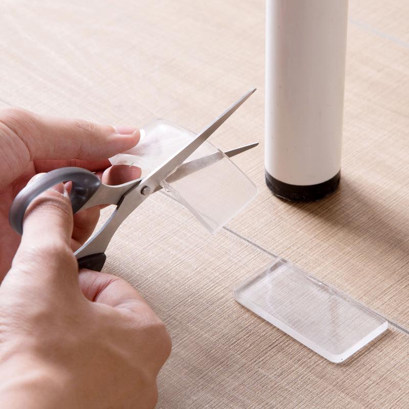 4/12 шт. Прозрачная силиконовая антивибрационная нескользящая накладка, ножка стола, противоскользящий коврик, ножка кровати, фиксатор, защита для мебели