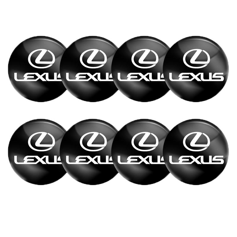 JBH4 8/12Pcs Car Logo Door Shock Absorbing Pad Gasket Sticker For Lexus UX RX300 LX470 NX300 ES300h IS300h GS300 IS350 IS200 NX GX460