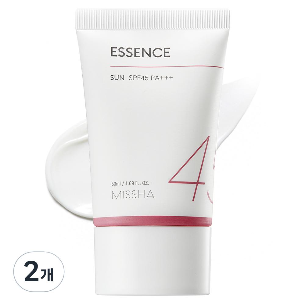 MISSHA Солнцезащитная эссенция All Around Safe Block SPF45 PA+++, 50 мл, 2 шт.