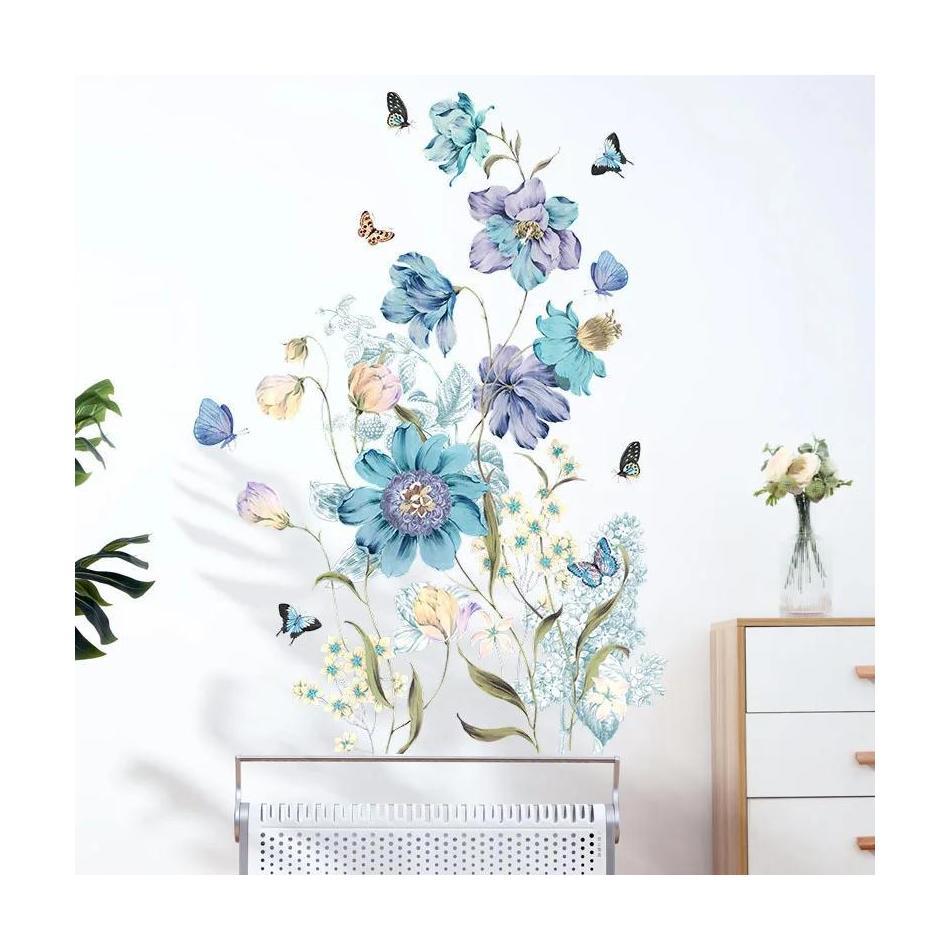 1Pcs Guest Background Wall Decoration Butterflies Art Decals Room Bedroom Decoration Inspirational Words Butterfly Wall Stickers