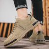 Мода 2024 года, осень, новые мужские кроссовки на шнуровке, повседневная обувь для улицы, износостойкая рабочая обувь для мужчин, рабочая защитная обувь Zapatillas Hombre