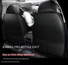 All-Season Leather Car Seat Cover - Full Coverage for Five Seats