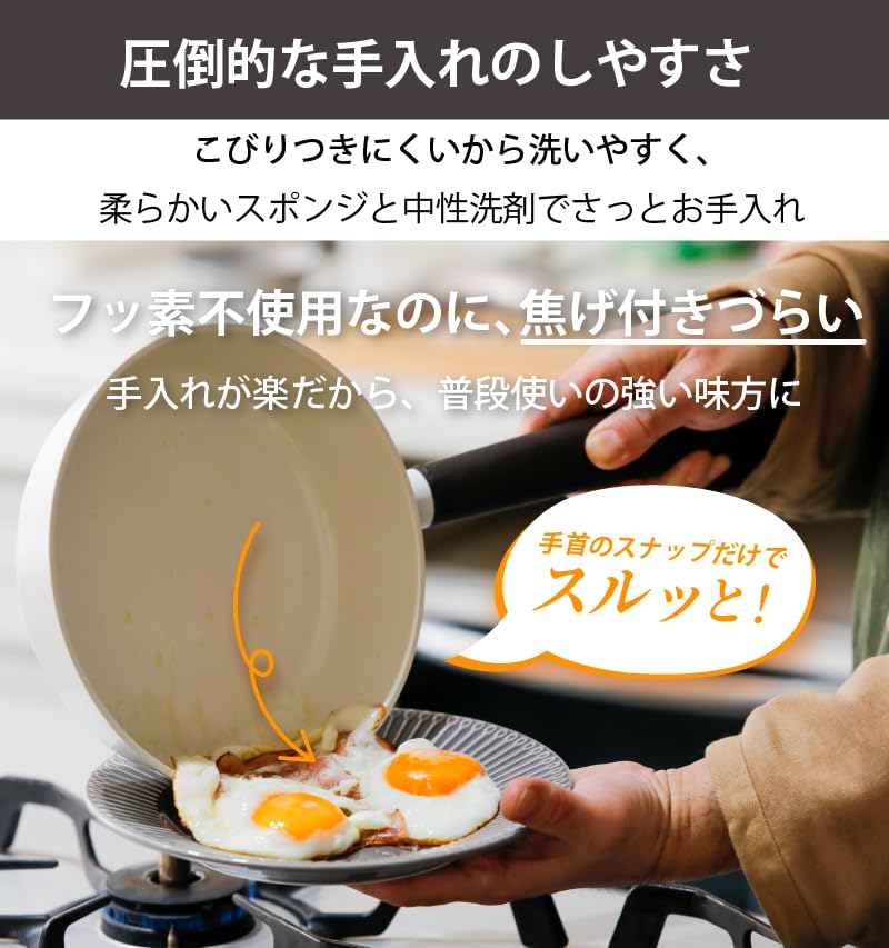 Керамическая сковорода 20 см IH совместима с газовым огнем Керамическое покрытие минеральные ингредиенты, не содержащие вредных веществ Кастрюли и сковороды