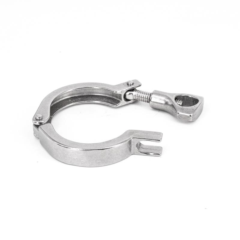 1,5" Tri Clamp Нержавеющая сталь SUS 304 Санитарный фитинг для труб Соединитель Адаптер Tri-Clover Домашнее пивоварение 50,5 мм Окружность обжимного кольца