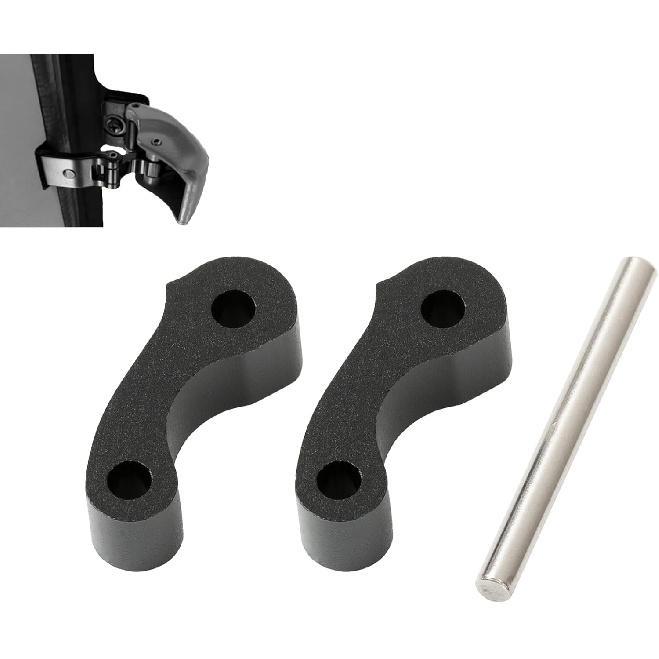 Rear Window Latch Hinge Pivots Replacement for Tacoma 1995-2004 Tundra Xtracab 2000-2006, Rear Quarter Window Accessory Replacement Black 2PCS