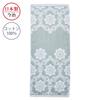 Полотенце для лица Nishikawa Imabari Soft, изготовлено в TT24103003, 34x80см, стирающееся, 100% хлопок, пушистое, Япония, зеленое,