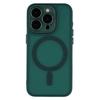 For iPhone 15 Pro Max Back Cover Compatible with MagSafe WANLONFENG QB1 Series PC TPU Shockproof Phone Case