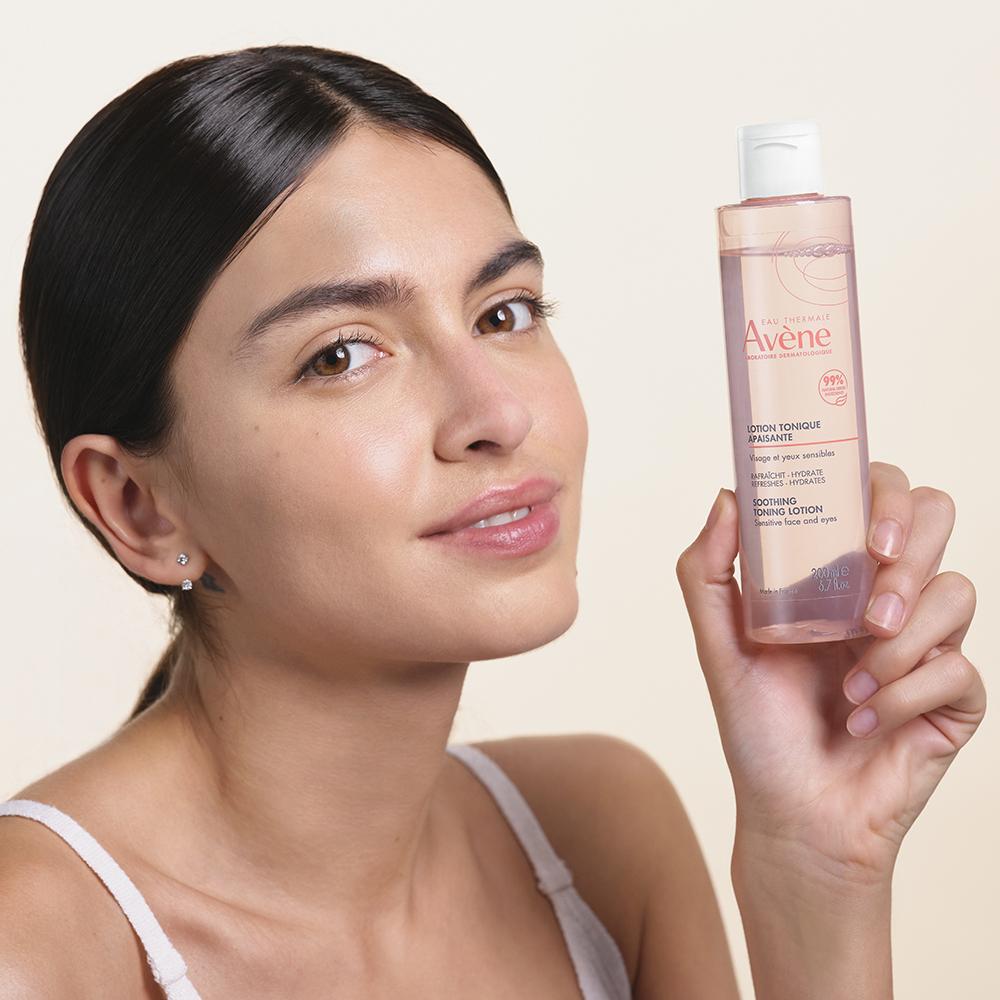 Avene [renewal] Avene Pink Soothing Toner 200ml Project  + Cotton Pad 