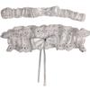 Bowknot Lolita Leg Rings Set Ruffled Lace Thigh Ring Fashion Sexy Leg Loop  Girls