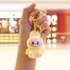 Flocked Labubu Mini Keychain & Car Pendant