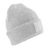 Beechfield Childrens/Kids Cuffed Tonal Patch Beanie