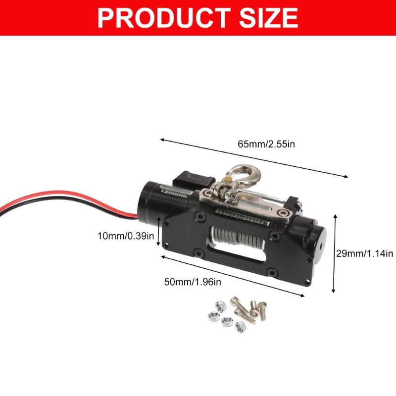 Лебедка с контролируемой точностью, полностью металлическая, водонепроницаемая, электрическая лебедка, улучшения для бездорожья, спасения и гусеничных машин, улучшения для грузовиков
