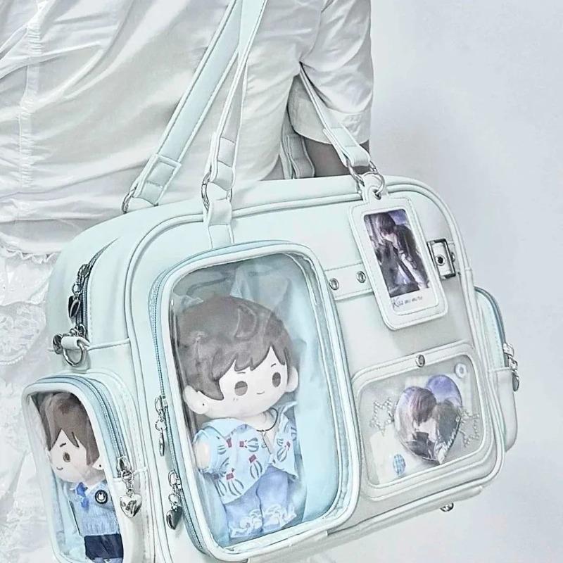 Концертная Сумка-Кроссбоди с Секретным Отделением Ita Bag Сумка Через Плечо Большая Сумка на Плечо Y2K Сумка на Плечо для Женщин Itabag Сумка для Рук Студенческая Сумка