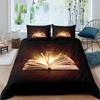 Magic Book Duvet Set Suitable For Boys And Girls Bedroom Decoration Bedding Three-Piece Set