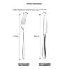 MAXCOOK 304 Stainless Steel Knife And Fork Set, Cutlery Two-Piece Set, Western Tableware MCGC352