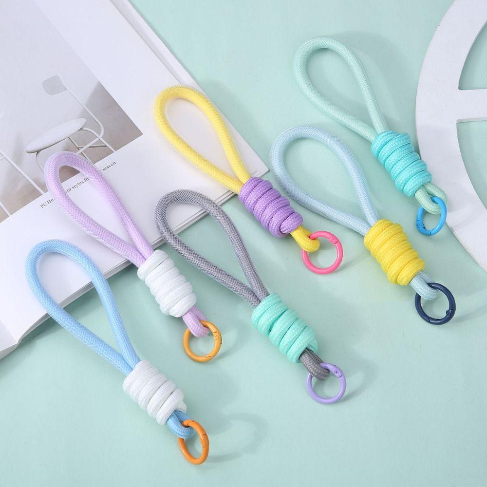 Плетеный шнурок-сетка для подвешивания, анти-потеряющийся плетеный шнурок, брелок для ключей, аксессуары для самостоятельного изготовления