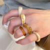 5Pcs Resin Acrylic Finger Ring Geometric Ring Fashion Irregular Rings  Jewelry Accessories
