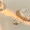 2025 New Fashion Four Pearl Choker Necklaces Girl Summer Luxury Baroque Pearl Pendant Clavicle Chain For Women Jewelry Gifts