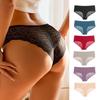 Lace Women's Panties Ice Silk Breathable Underwear Femme Sweet Briefs Sexy Lingerie Soft Comfort Underpants