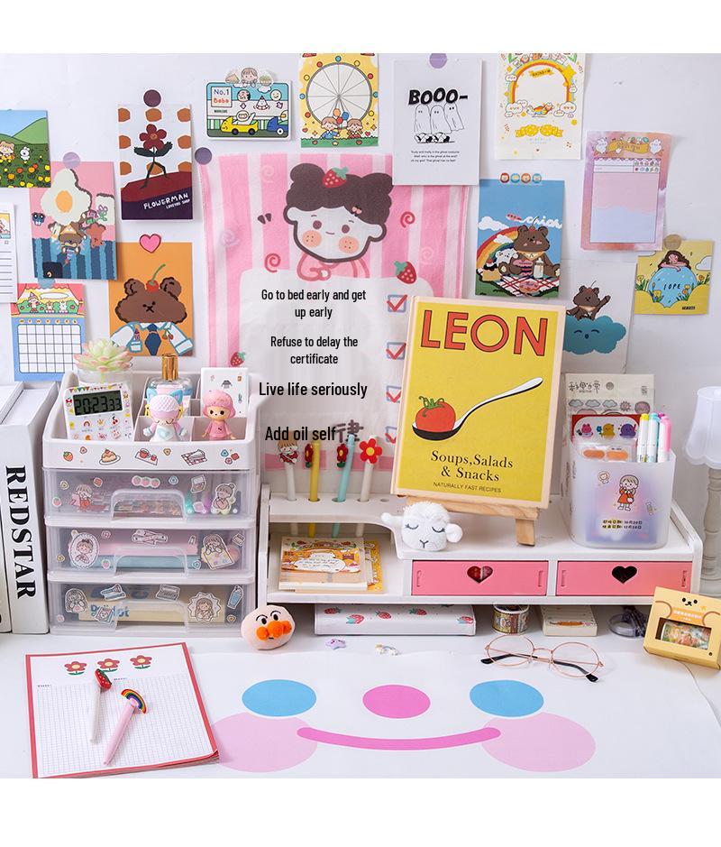 Подставка-органайзер для настольного монитора - Милый офисный аксессуар для компьютеров и ноутбуков