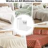 4Pcs Bed Sheet Holder with Butterfly Buckle Adjustable Silicone Bedsheet Corner Fastener Keep Sheets Tight All Mattress Size Fitted Sheet