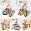 Backpack Pendant Keychain Graduation Ceremony Keychain Souvenir Teacher's Day Gift