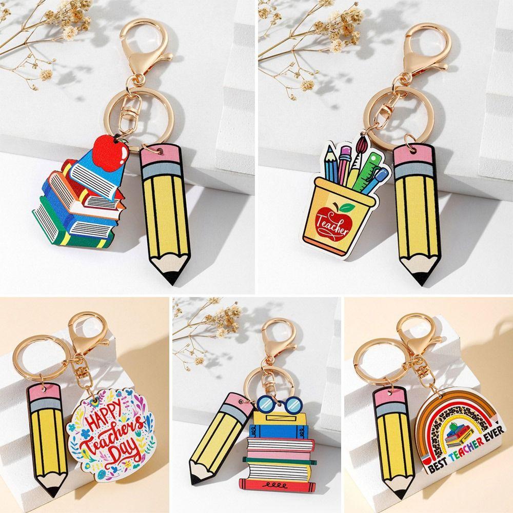 Backpack Pendant Keychain Graduation Ceremony Keychain Souvenir Teacher's Day Gift