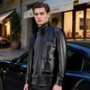 Men's Premium Sheepskin Leather Stand-Collar Jacket
