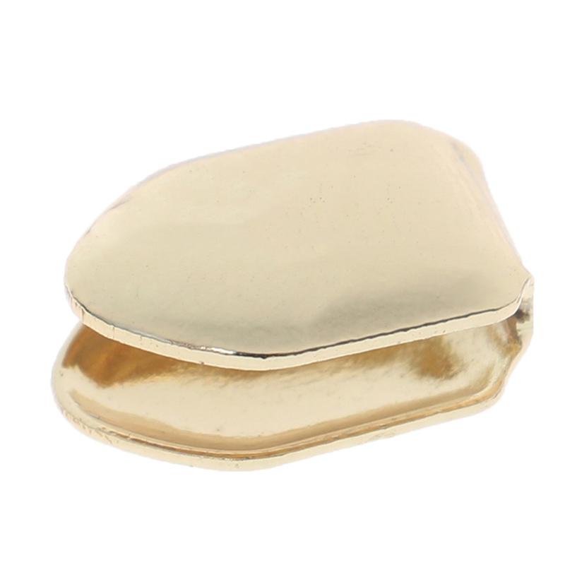 Позолоченная 14-каратная позолоченная гриль для зубов в стиле хип-хоп, ложное отбеливание, маленькая колпачок для одного зуба