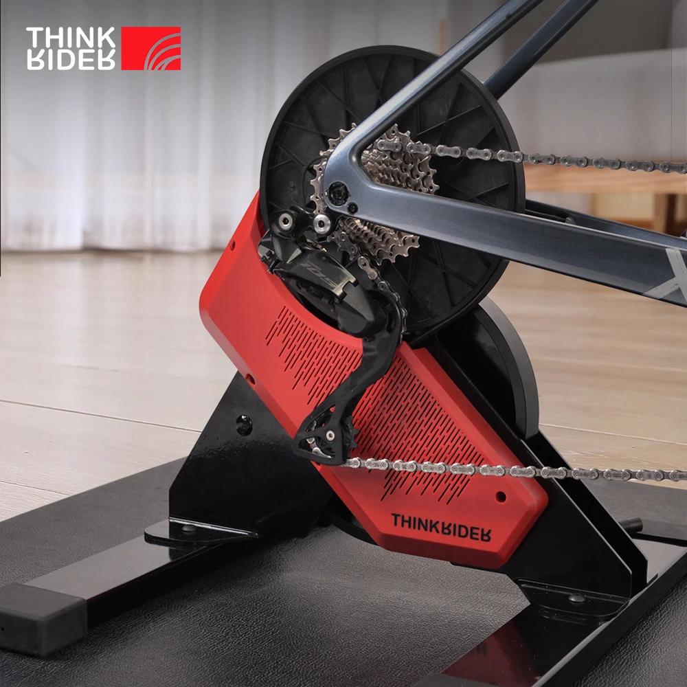 New ThinkRider X2 Smart Bike Trainer MTB Road Bicycle Home Trainer Built-in Power Meter Power Meter Compatible