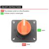 Universal Auto Car Battery Isolator Switch 12V 36V 24V Main Power Isolation Disconnector Cut Off Kill Switch For RV Boat 300A